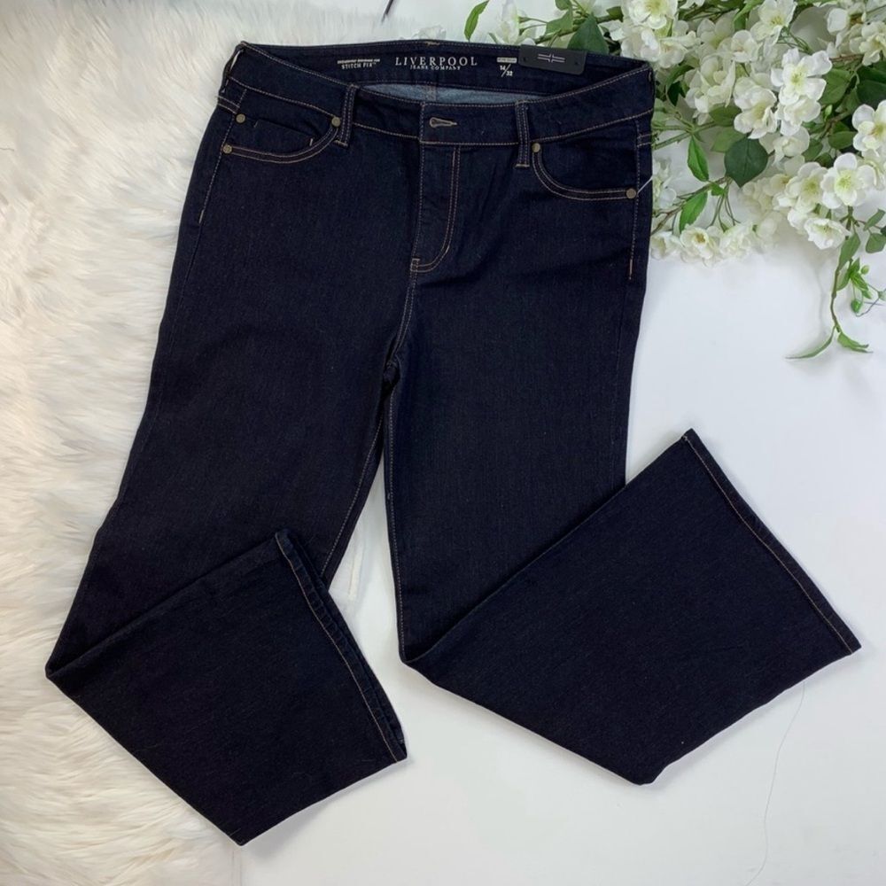 Liverpool Dark Wash Denim